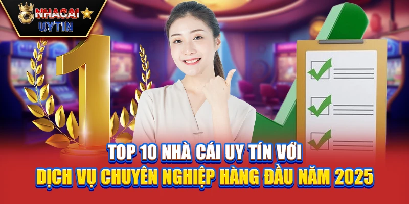 Top 10 Nhà cái uy tín với dịch vụ chuyên nghiệp hàng đầu năm 2025